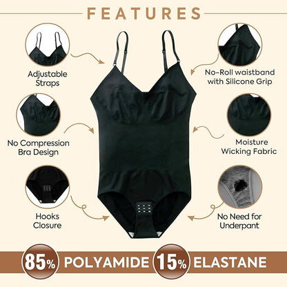 Lightweight Full-Body Sculpting Shaper with Gentle Tummy Control