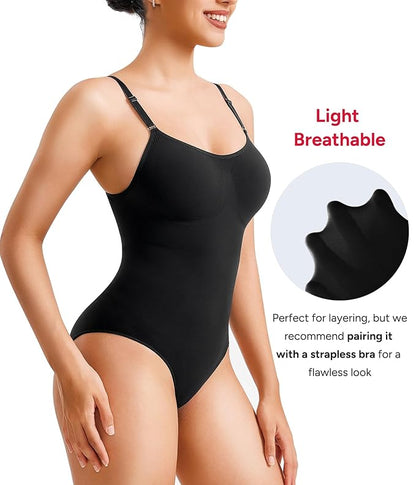 Lightweight Full-Body Sculpting Shaper with Gentle Tummy Control