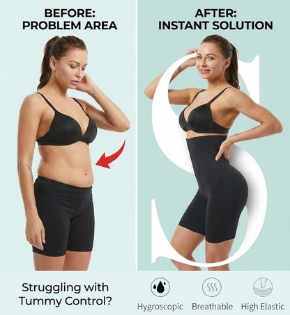 4-in-1 Shaper – Seamless Control for Tummy, Back, Thighs & Hips[COOL & BREATHABLE]
